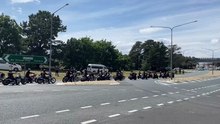 Watch Bandidos motorcyle gang in Canberra