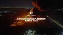 Fuerte explosión en polo industrial de Ezeiza provoca incendio y heridos en Buenos Aires