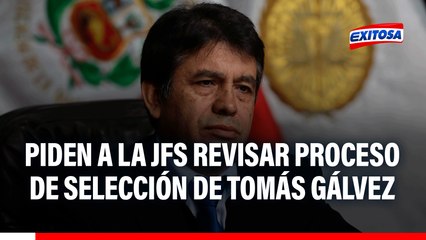 Presidentes de las Juntas Fiscales solicitan revisar proceso de selección de Tomás Gálvez
