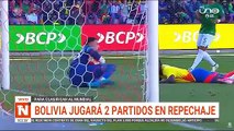 BOLIVIA JUGARÁ DOS PARTIDOS EN EL REPECHAJE