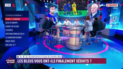 France 4-0 Ukraine : Des Bleus séduisants ? - L'Équipe du Soir - extrait