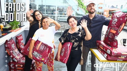 Cerveja Caribeña e o Baiúca Bar entregam mais de 170kg de ração para abrigos em Belém