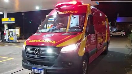 Homem é agredido a pedrada e busca ajuda em posto de combustíveis na Rua Cuiabá