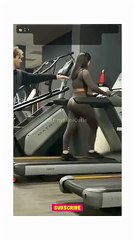 He Tried His Best... And Failed Hilariously 👟🤭 #gymhumor #treadmill #epicfail #clumsyguy #funnyvideo