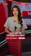 ¿LUIS ARCE FUE EXPULSADO DE LA UMSA COMO DOCENTE?