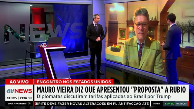 Vieira diz que Brasil e EUA querem fechar acordo até início de dezembro; professor de relações internacionais comenta
