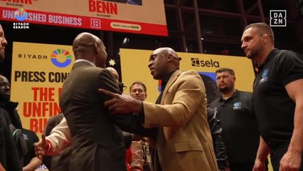 Eubank Sr and Nigel Benn complete iconic face-off ahead of Eubank v Benn II