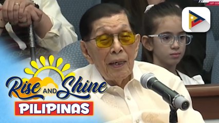 Mga Senador, nagluluksa sa pagpanaw ni dating Senate Pres. Juan Ponce Enrile | ulat ni Daniel Manalastas