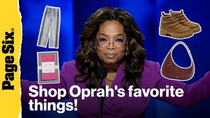Shop Oprah's 'Favorite Things' list including Skims sleepwear and the $40 slippers she loves