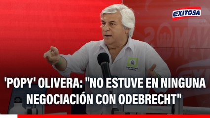 'Popy' Olivera NIEGA vínculo en Interoceánica: "No estuve en ninguna negociación con Odebrecht"
