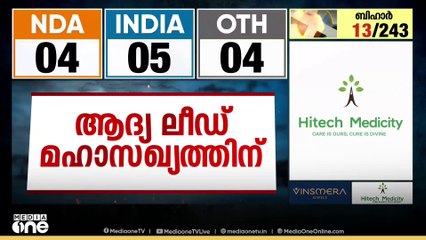 'ദാ എണ്ണിതുടങ്ങി' ആദ്യ ലീഡ് ഇൻഡ്യ സഖ്യത്തിന്