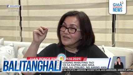 Enrile, hiniling na makauwi sa kanilang tahanan at makasama ang buong pamilya bago pumanaw, ayon sa naak na si Katrina | Balitanghali