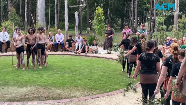 Celebration of signing of Commitment to Country agreement.