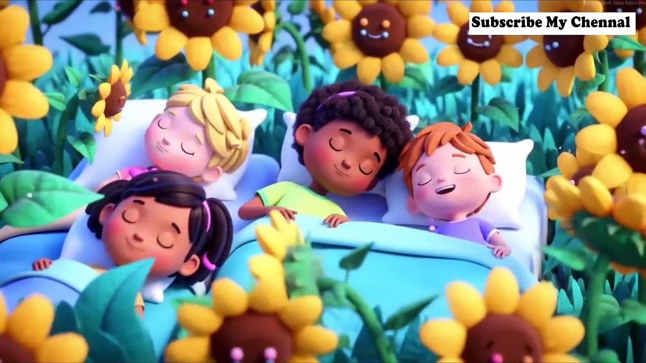 Golden Slumbers _ English Lyrics _ Nursery Rhymes For Kids