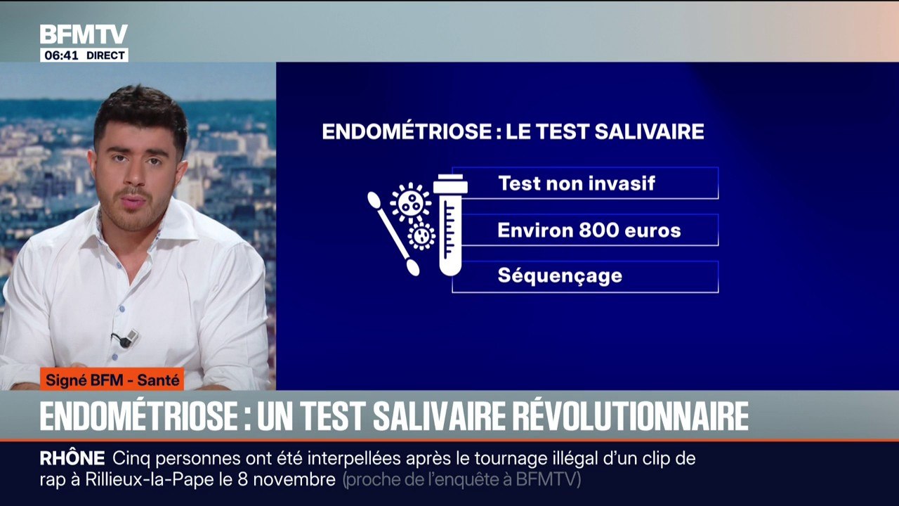 SIGNÉ BFM - Pour détecter l'endométriose, un nouveau test salivaire arrive en France pour accélérer le dépistage de la maladie