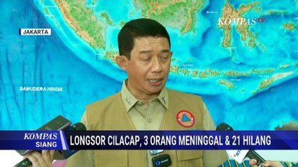 Longsor Cilacap, BNPB Turunkan 200 Personel Tim SAR | KOMPAS SIANG