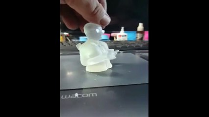 Broadcast Intruder 1987 with Movement! Sculpted by James Rogers Sculpture Studio