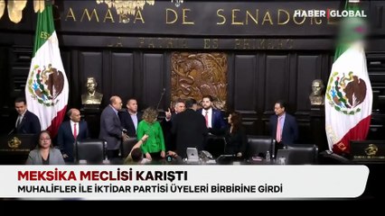 Meksika meclisi karıştı