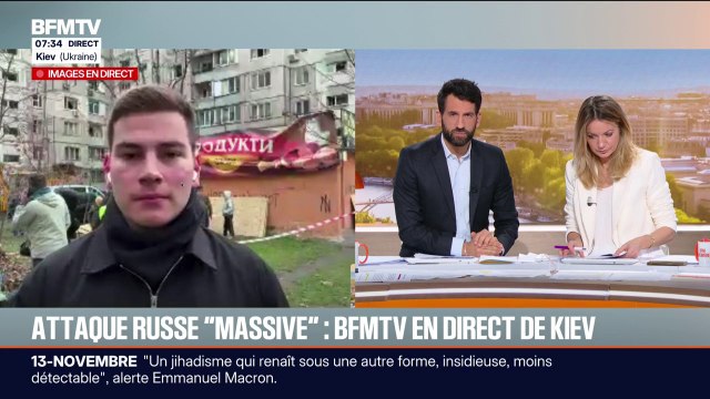 Attaque massive russe à Kiev: le bilan provisoire s'alourdit à trois morts