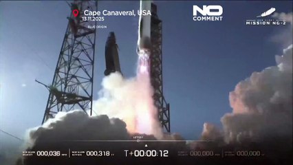 Blue Origin startet zwei Mars-Orbiter der NASA, landet erstmals die Erststufe