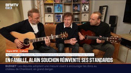 Alain Souchon dévoile un best-of acoustique sorti avec ses deux fils intitulé "Studio Saint-Germain"