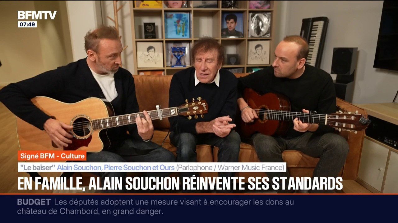 Alain Souchon dévoile un best-of acoustique sorti avec ses deux fils intitulé "Studio Saint-Germain"