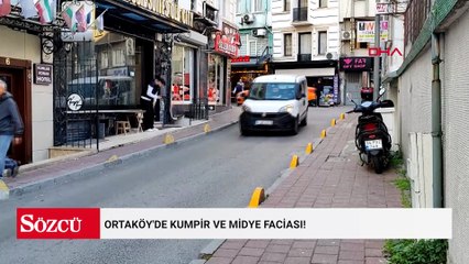 Ortaköy'de kumpir ve midye faciası!