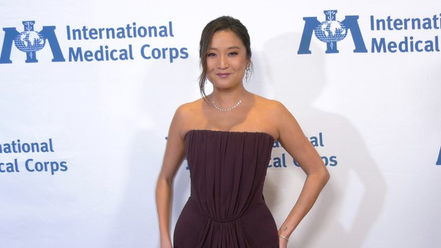 Ashley Park walks the red carpet at the 2025 International Medical Corps Annual Awards