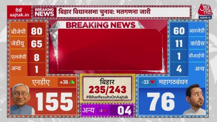 रुझानों में NDA बहुमत के काफी आगे न‍िकला, देखें बिहार चुनाव नतीजों का शुरुआती हाल