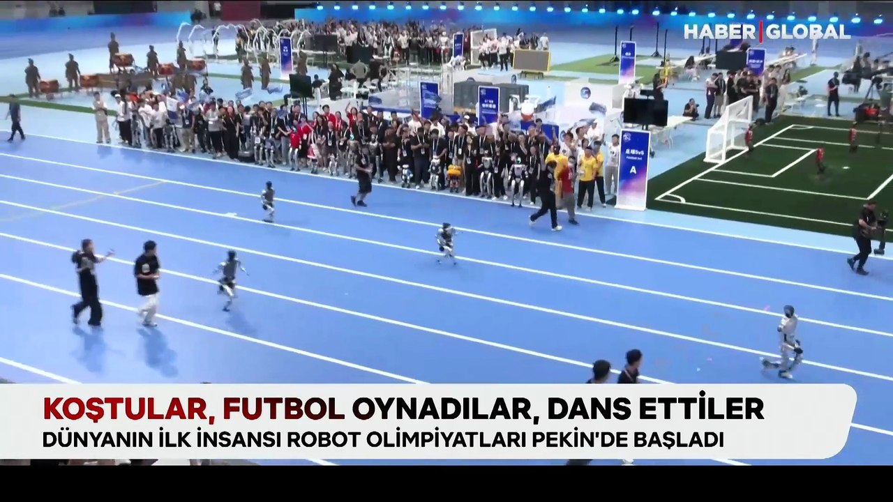 Dünyanın ilk insansı robot olimpiyatları Pekin'de başladı