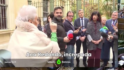 La presidenta de una asociación de víctimas de violencia machista increpa a la ministra de Igualdad: "Eres cómplice de los maltratadores"