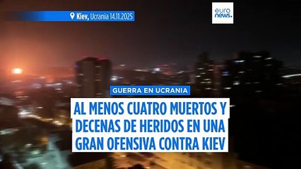 Rusia lanza un ataque masivo contra Kiev: al menos 6 muertos y decenas de heridos