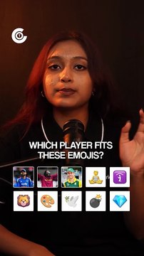 Let’s describe cricketers using emojis. Which players would you match with these emojis?