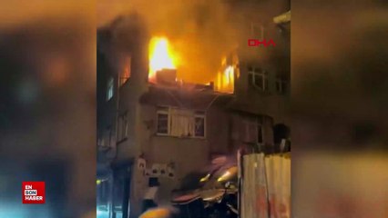 İstanbul Kağıthane'de 6 katlı binada meydana gelen patlamadan yeni görüntüler
