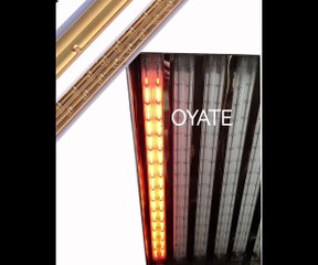 680mm 380v 5000w Twin Tubes Half Gold Coated Halogen Infrared Heating Lamp Heating Element