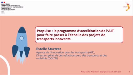 Pecha Kucha - Propulse : le programme d’accélération de l’AIT pour faire passer à l’échelle des projets de transports innovants