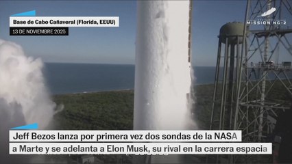 Jeff Bezos lanza una misión a Marte y se adelanta a Elon Musk