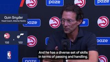 Hawks' Snyder praises Johnson's historic performance