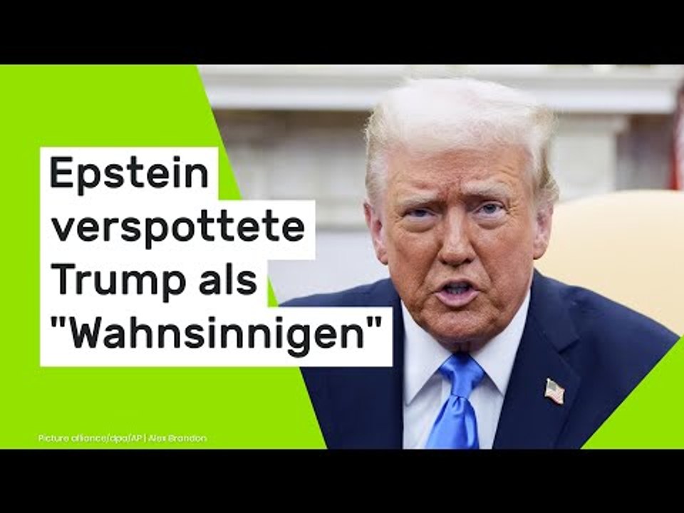 Donald Trump: Anzeichen 'früher Demenz' - Epstein verspottete Trump als 'Wahnsinnigen'