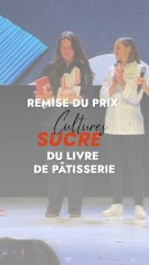 Remise du prix Cultures Sucre - salon du chocolat