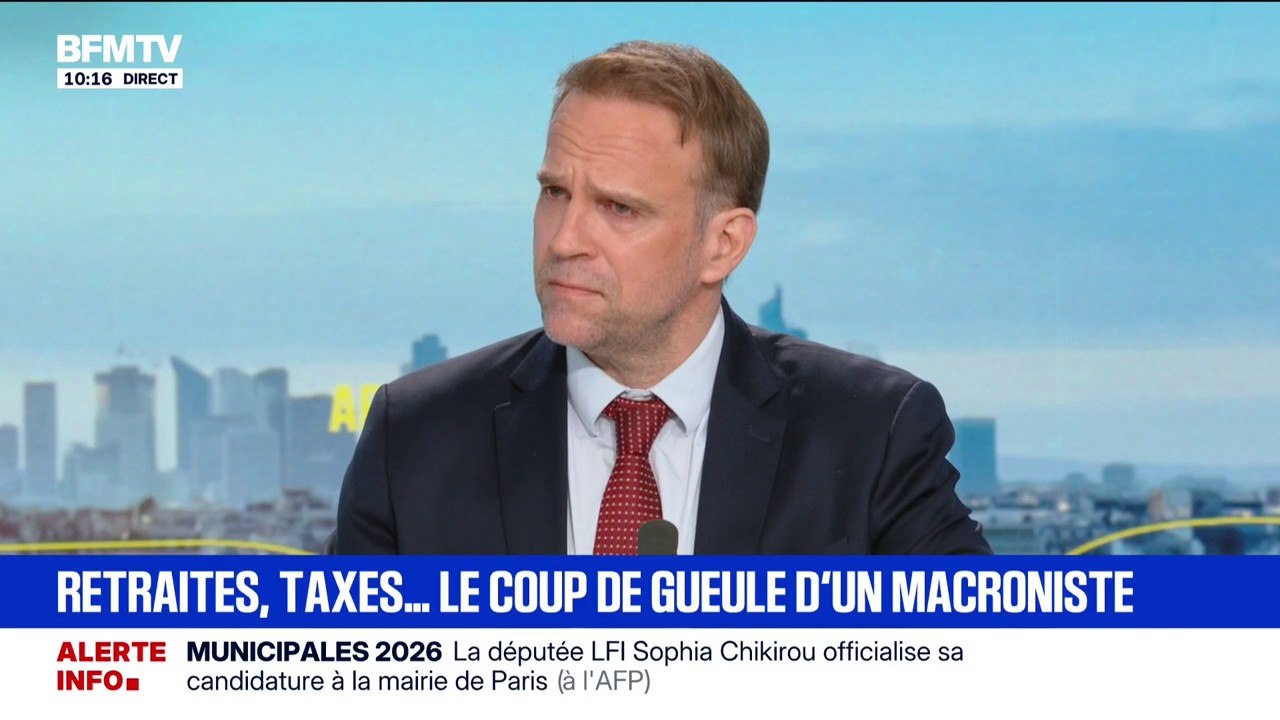 Suspension de la réforme des retraites: "J'aurais pu l'admettre, si elle avait été pour solde de tout compte", indique Marc Ferracci, député EPR et ancien ministre de l'Industrie