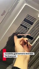Esenyurt'ta kepazelik bitmiyor: Kadın tuvaletinde gizli kamera skandalı