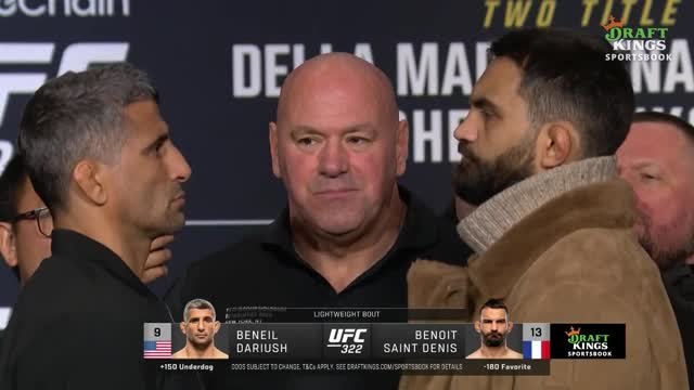 UFC 322 - Le premier face-off entre Dariush et Saint Denis