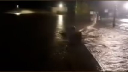 Se desborda el río Tormes a su paso por El Barco de Ávila