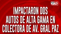 Persecución, choque y fuga en plena avenida General Paz