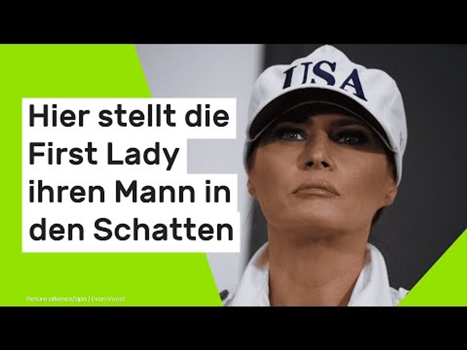 Donald und Melania: Körpersprache eindeutig - hier stellt die First Lady ihren Mann in den Schatten