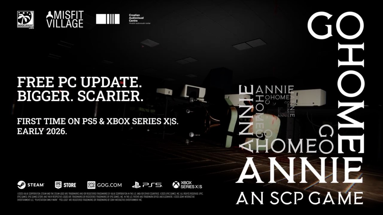 Go Home Annie An SCP Game Official PC Update and Console Announcement Trailer