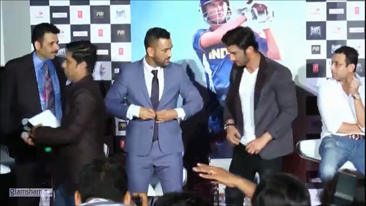 Kinda feels like the real and reel worlds shook hands for this one, right? The trailer drop had its own swagger.❤️  #glamsham #realandreeldhoni #trailerlaunch #msdhoni #behindthescenes  glamsham, real and reel dhoni, trailer launch, ms dhoni, behind the s