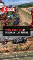 Driver dies after car plunges 200m off cliff