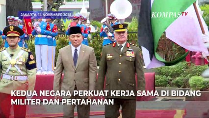 Momen Menhan Sjafrie Sambut Kepala Staf Angkatan Bersenjata Yordania di Kemenhan